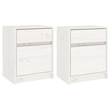 vidaXL Nachtkastje 40x31x50 cm massief grenenhout