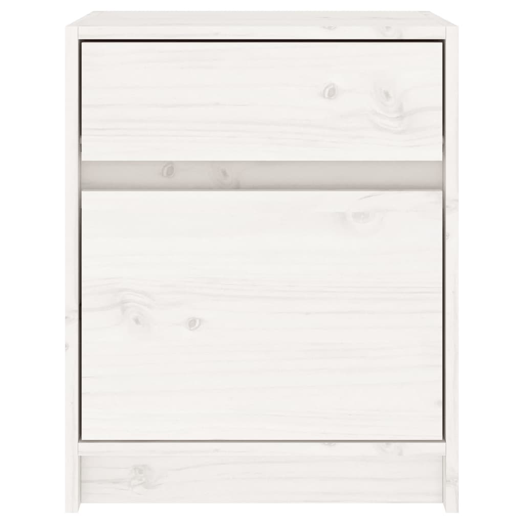 vidaXL Nachtkastje 40x31x50 cm massief grenenhout