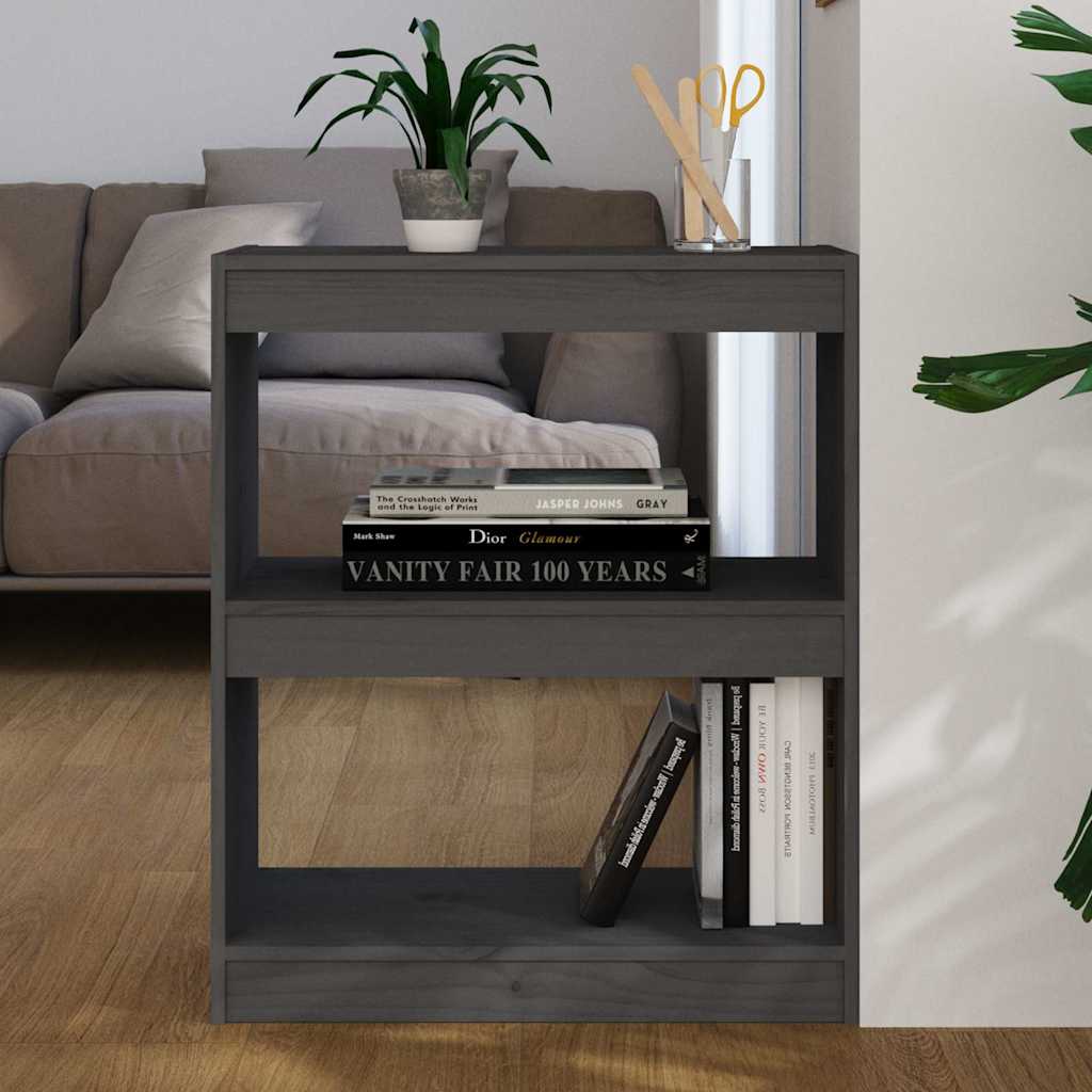 vidaXL Boekenkast/kamerscherm 60x30x71,5 cm massief grenenhout