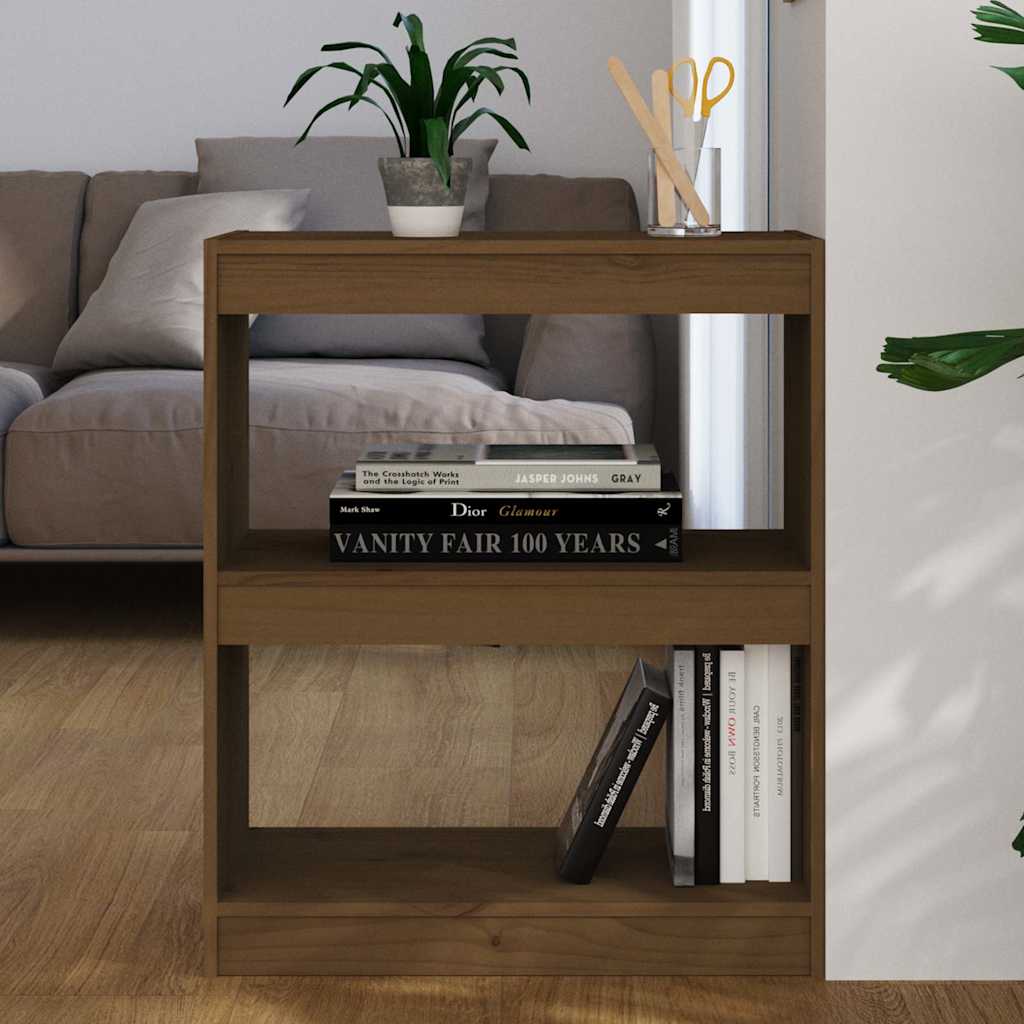 vidaXL Boekenkast/kamerscherm 60x30x71,5 cm massief grenenhout
