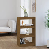 vidaXL Boekenkast/kamerscherm 60x30x71,5 cm massief grenenhout