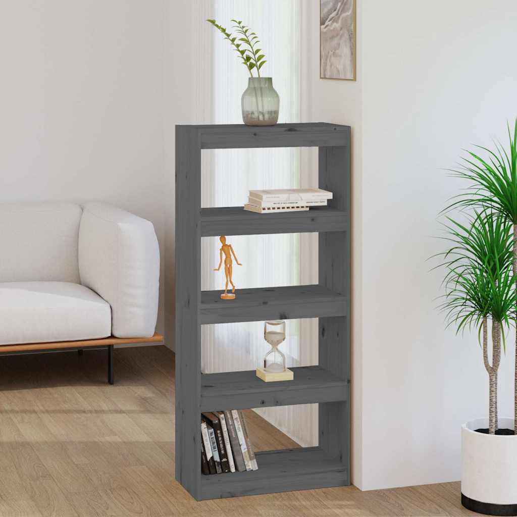 vidaXL Boekenkast/kamerscherm 60x30x71,5 cm massief grenenhout