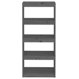 vidaXL Boekenkast/kamerscherm 60x30x71,5 cm massief grenenhout