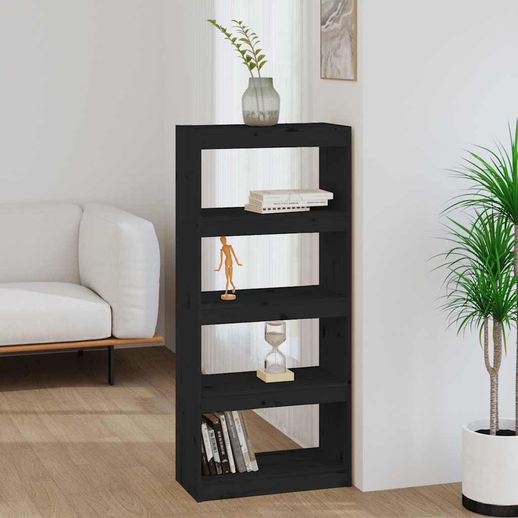 vidaXL Boekenkast/kamerscherm 60x30x71,5 cm massief grenenhout