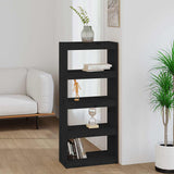 vidaXL Boekenkast/kamerscherm 60x30x71,5 cm massief grenenhout