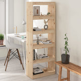 vidaXL Boekenkast/kamerscherm 60x30x71,5 cm massief grenenhout