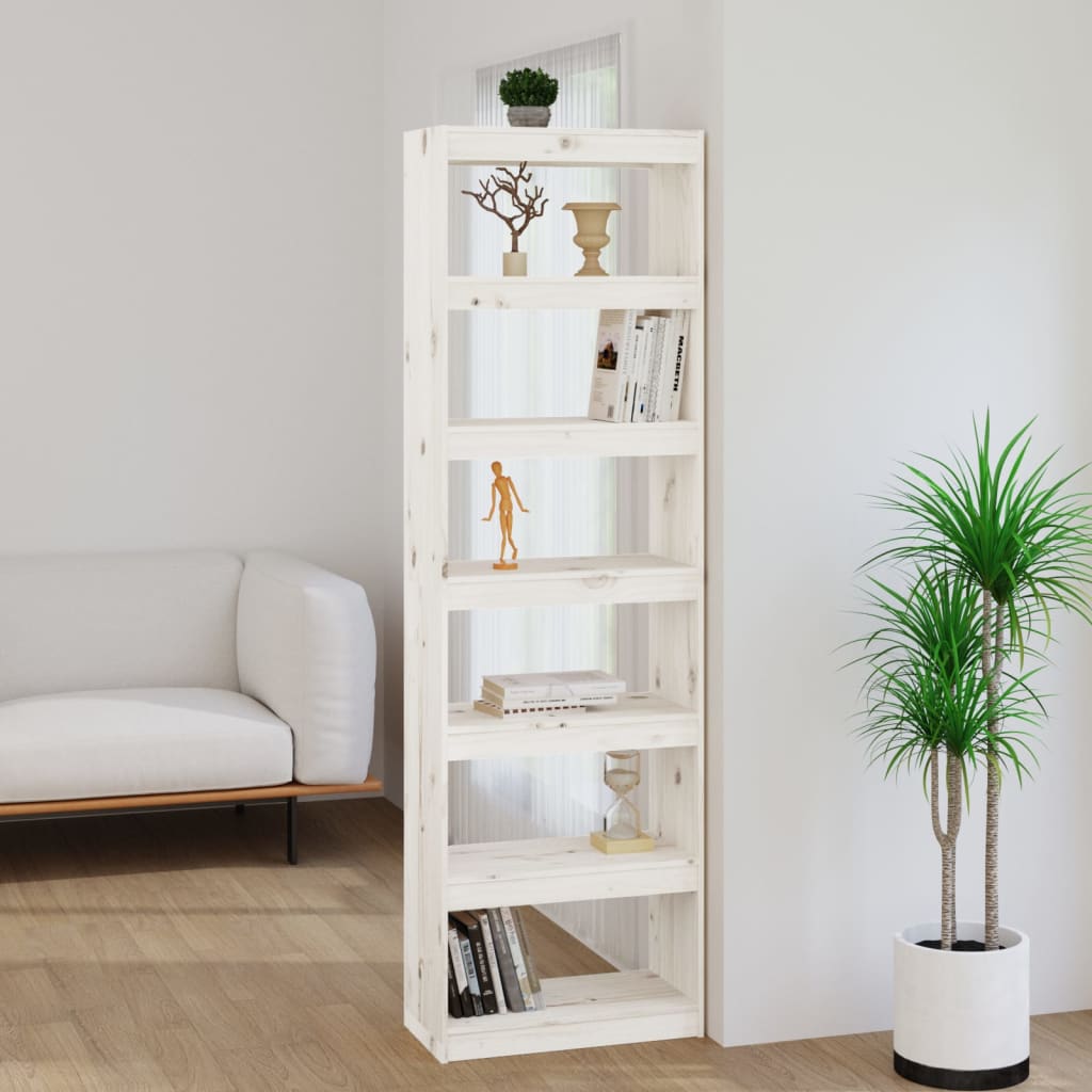 vidaXL Boekenkast/kamerscherm 60x30x71,5 cm massief grenenhout