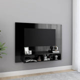 vidaXL Tv-wandmeubel 120x23,5x90 cm bewerkt hout sonoma eikenkleurig