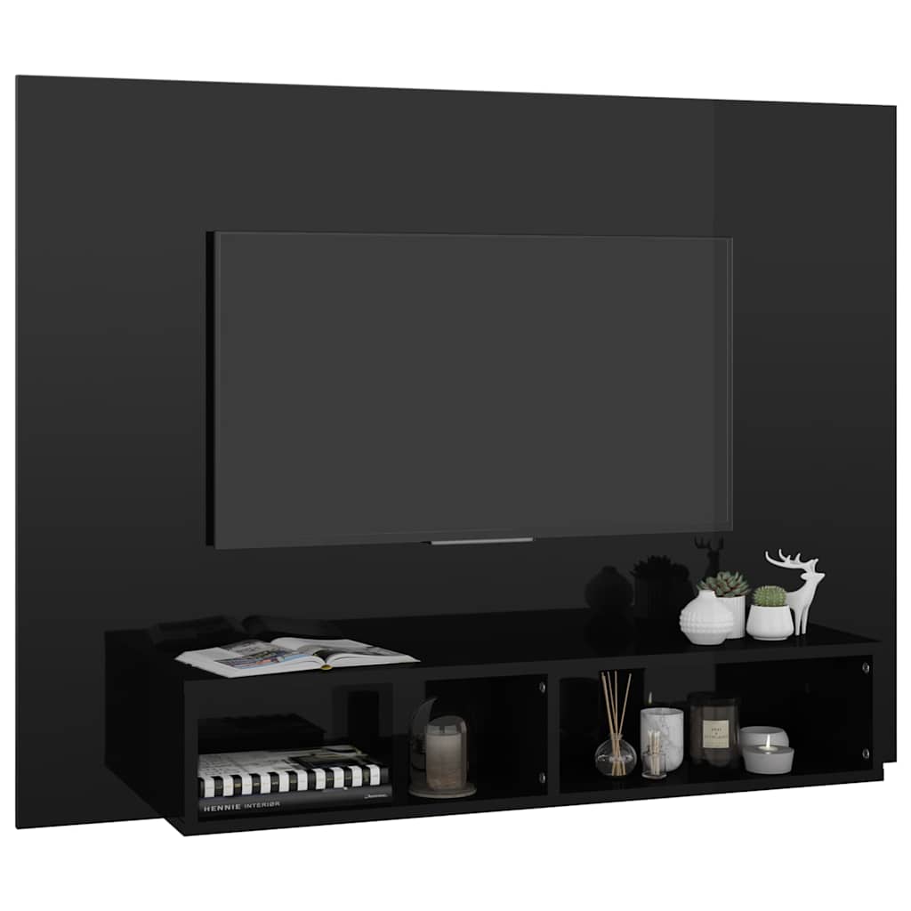 vidaXL Tv-wandmeubel 120x23,5x90 cm bewerkt hout sonoma eikenkleurig