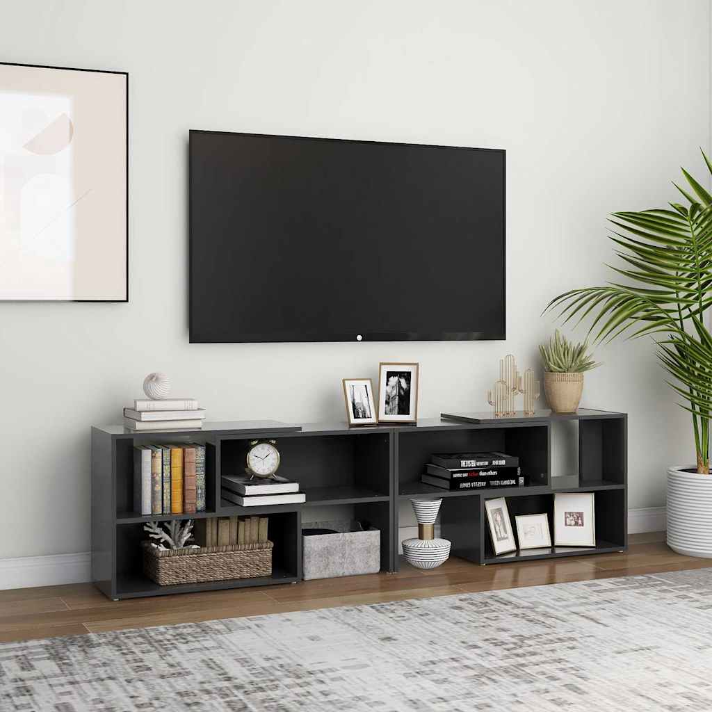 vidaXL TV cabinet 104x30x52 cm engineered wood white