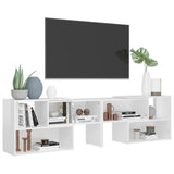 vidaXL TV cabinet 104x30x52 cm engineered wood white