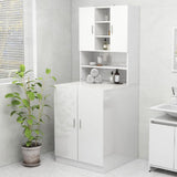 vidaXL Wasmachinekast 70,5x25,5x90 cm wit