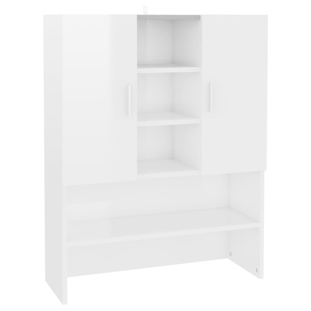 vidaXL Wasmachinekast 70,5x25,5x90 cm wit