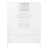 vidaXL Wasmachinekast 70,5x25,5x90 cm wit