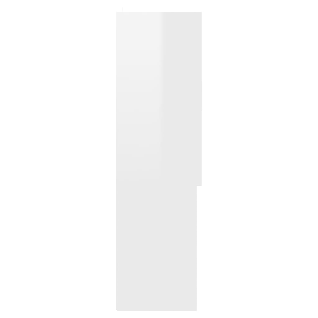 vidaXL Wasmachinekast 70,5x25,5x90 cm wit