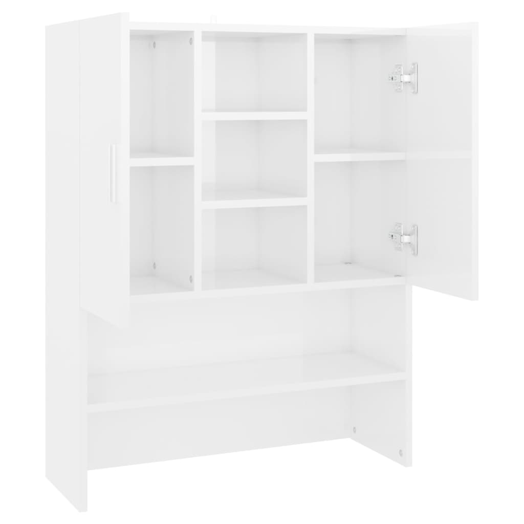 vidaXL Wasmachinekast 70,5x25,5x90 cm wit