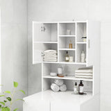 vidaXL Wasmachinekast 70,5x25,5x90 cm wit