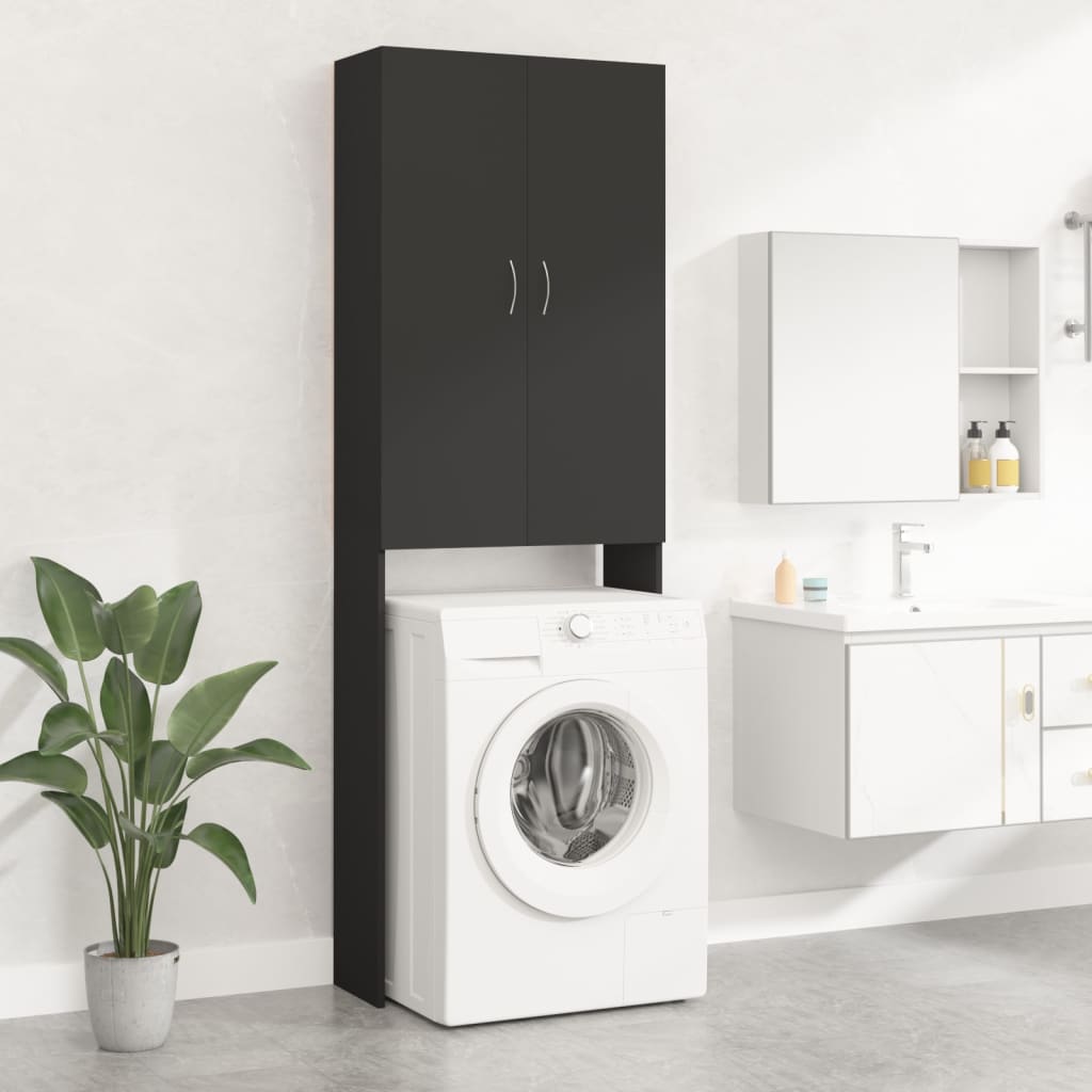 vidaXL Washing Machine Cabinet 64x25.5x190 cm white