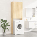vidaXL Washing Machine Cabinet 64x25.5x190 cm white