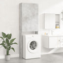 vidaXL Washing Machine Cabinet 64x25.5x190 cm white