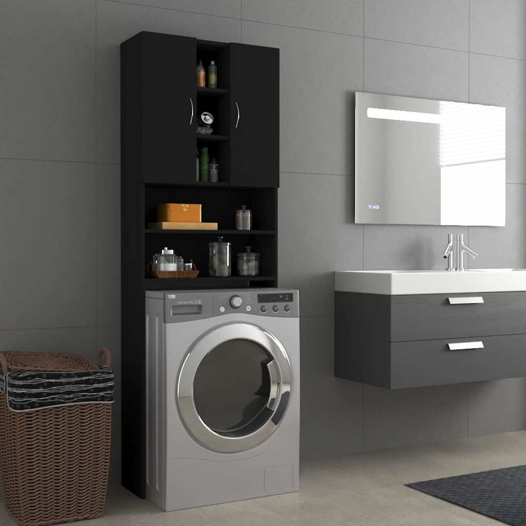 vidaXL Washing Machine Cabinet 64x25.5x190 cm white