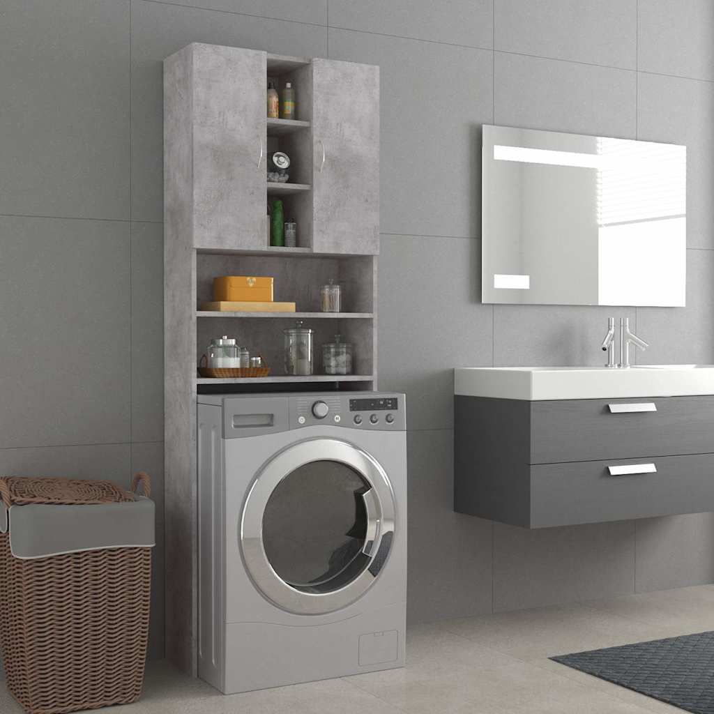 vidaXL Washing Machine Cabinet 64x25.5x190 cm white