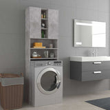 vidaXL Washing Machine Cabinet 64x25.5x190 cm white