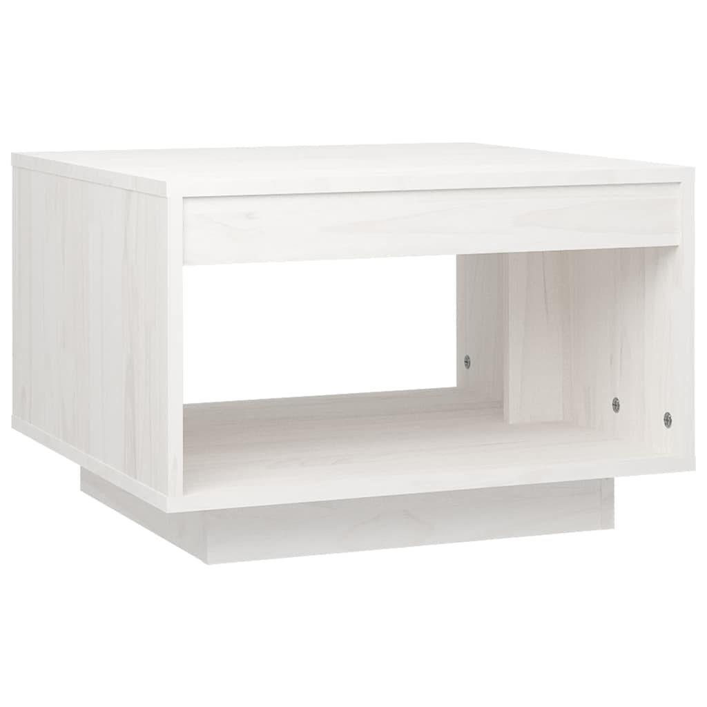 vidaXL Salontafel 50x50x33,5 cm massief grenenhout
