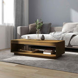 vidaXL Salontafel 110x50x33,5 cm massief grenenhout