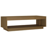 vidaXL Salontafel 110x50x33,5 cm massief grenenhout