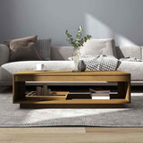 vidaXL Salontafel 110x50x33,5 cm massief grenenhout