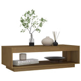 vidaXL Salontafel 110x50x33,5 cm massief grenenhout