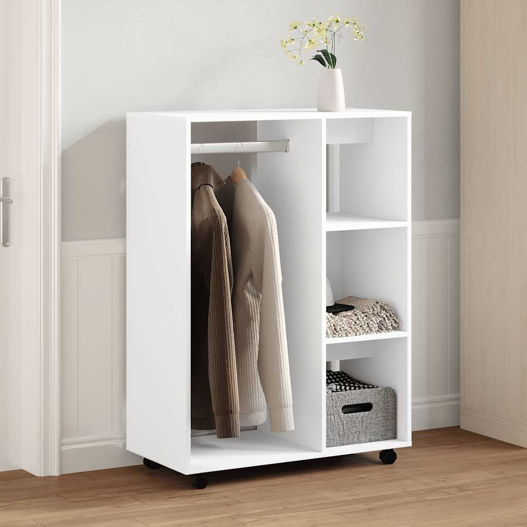 vidaXL Kledingkast 80x40x110 cm bewerkt hout wit