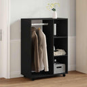 vidaXL Kledingkast 80x40x110 cm bewerkt hout wit