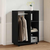 vidaXL Kledingkast 80x40x110 cm bewerkt hout wit