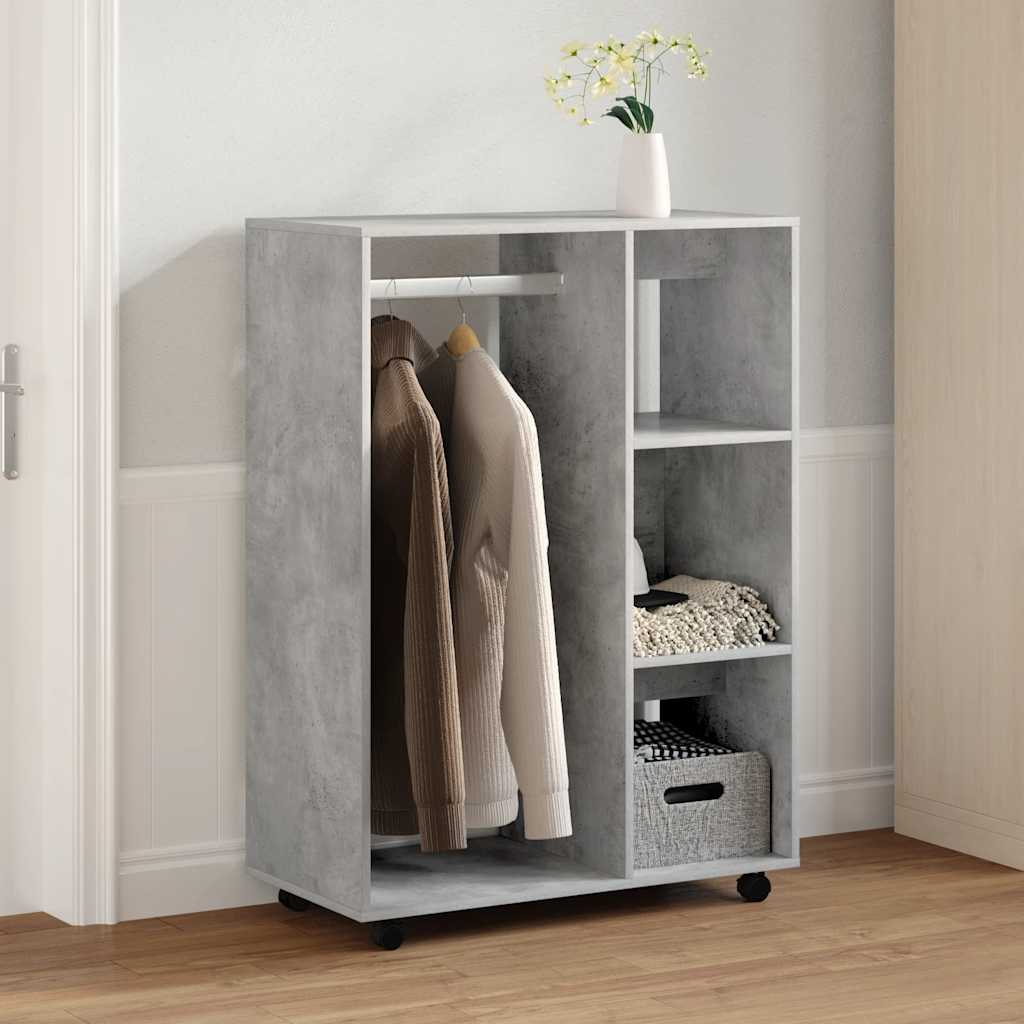vidaXL Kledingkast 80x40x110 cm bewerkt hout wit
