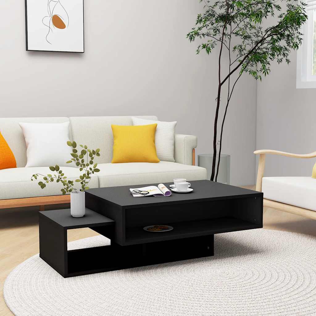 vidaXL Salontafel 105x55x32 cm bewerkt hout wit