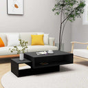 vidaXL Salontafel 105x55x32 cm bewerkt hout wit