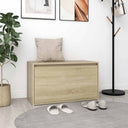 vidaXL Hallway Bench 80x40x45 cm Engineered Wood White