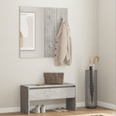 vidaXL Wardrobe Set Engineered Wood White