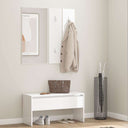 vidaXL Wardrobe Set Engineered Wood White