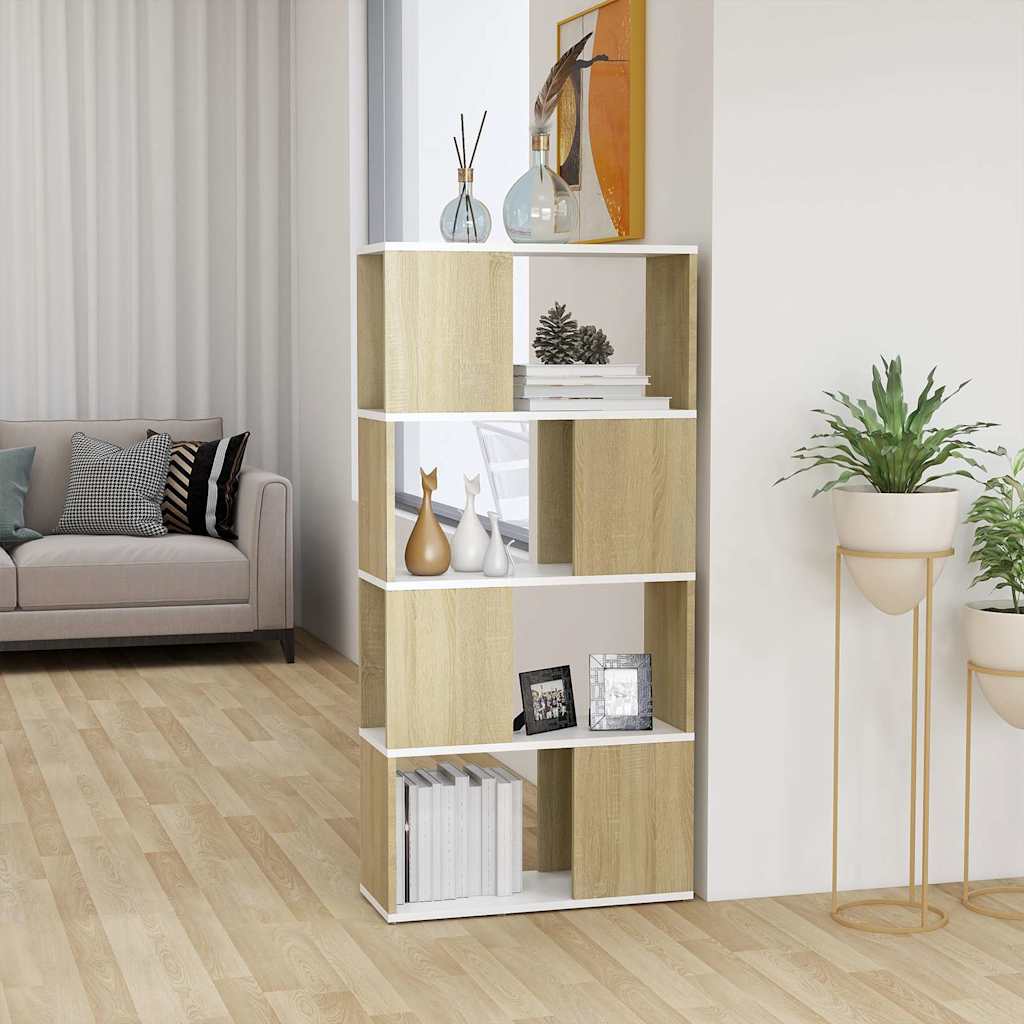 vidaXL Tv-meubel 60x24x32 cm bewerkt hout wit