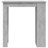 vidaXL Bartafel met opbergrek 102x50x103,5 cm bewerkt hout wit