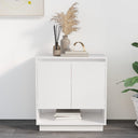 vidaXL Dressoir 70x41x75 cm bewerkt hout wit