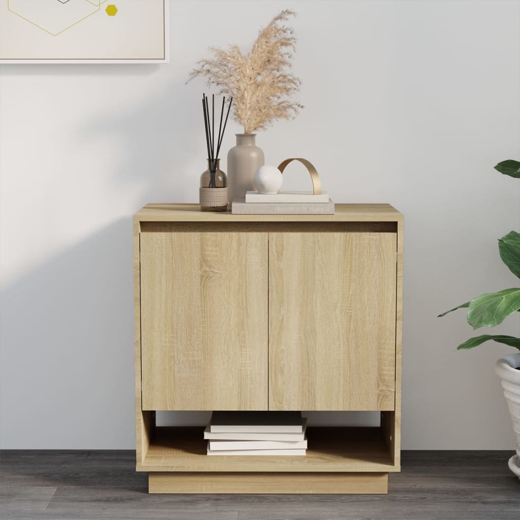 vidaXL Dressoir 70x41x75 cm bewerkt hout wit