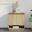 vidaXL Dressoir 70x41x75 cm bewerkt hout wit
