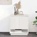 vidaXL Dressoir 70x41x75 cm bewerkt hout wit