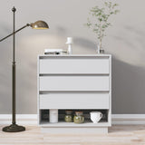 vidaXL Dressoir 70x41x75 cm bewerkt hout wit