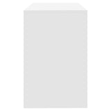 vidaXL Bureau 101x50x76,5 cm bewerkt hout wit