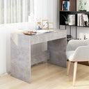 vidaXL Bureau 101x50x76,5 cm bewerkt hout wit